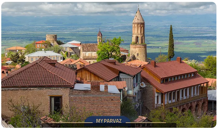 سیغناغی از شهرهای توریستی گرجستان