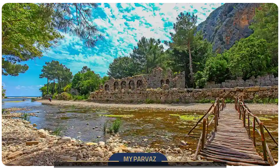 شهر باستانی المپیوس (Olympos)